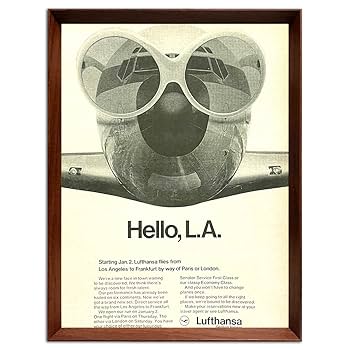 Amazon.co.jp: ルフトハンザ航空 1960年代 アメリカ雑誌